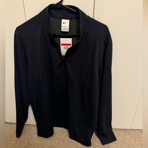 NWT Men’s Nike Black Quarter Zip Size L